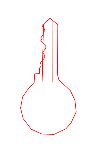 Vektorgrafik für den Laser
