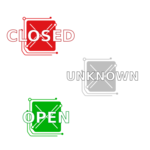 Open/Close Anzeiger